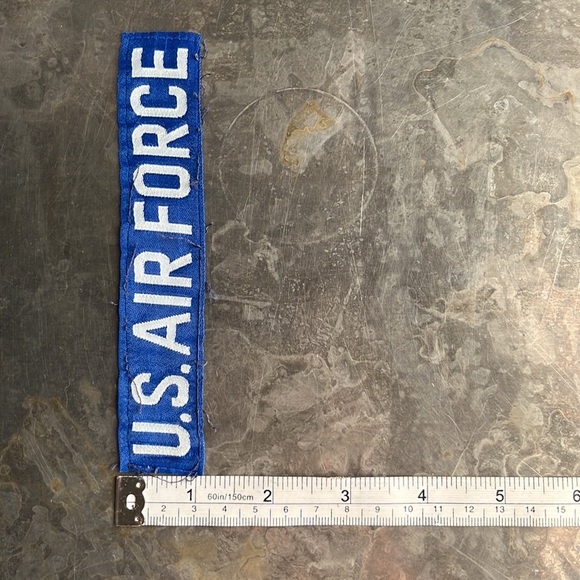 U.S. AIR FORCE blue tape patch, vintage - Picture 8 of 9